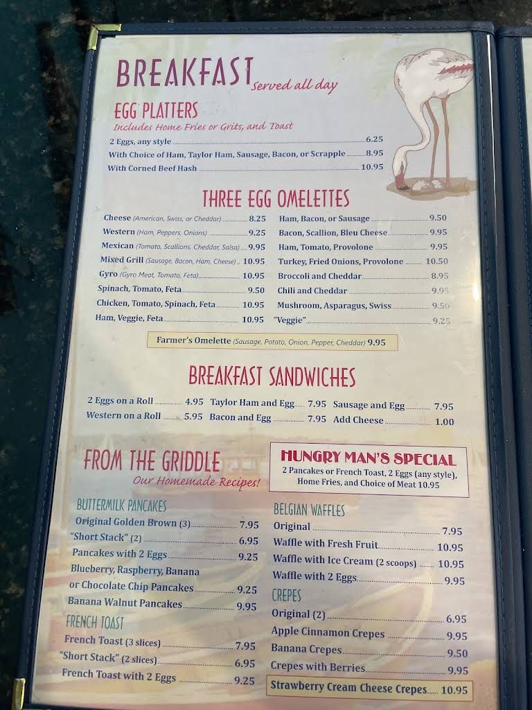 Key West Diner Menu 7